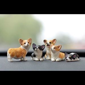 Mini Corgi ornaments for car/home decoration
